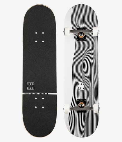 Skatedeluxe Wave 7 5 Complete Board White Black Buy At Skatedeluxe