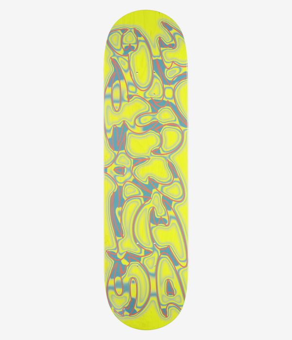skatedeluxe Aqua Twin Tail 8.125" Skateboard Deck (yellow dip)
