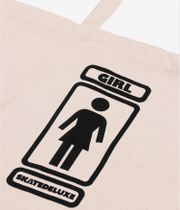 skatedeluxe x Girl Tote Borsa (white black)