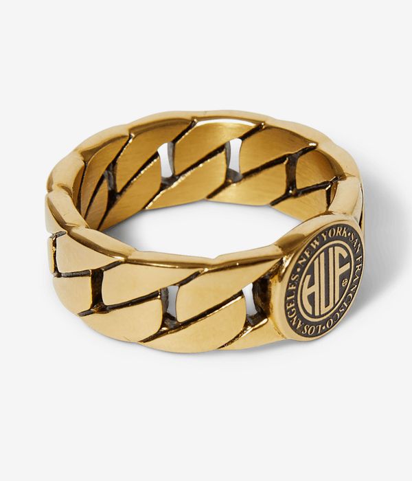 HUF Regional Cuban Link Ring (gold)