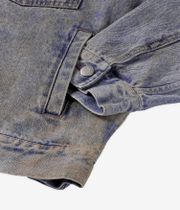 Obey Base Trucker Jacket (heavy vintage light indigo)