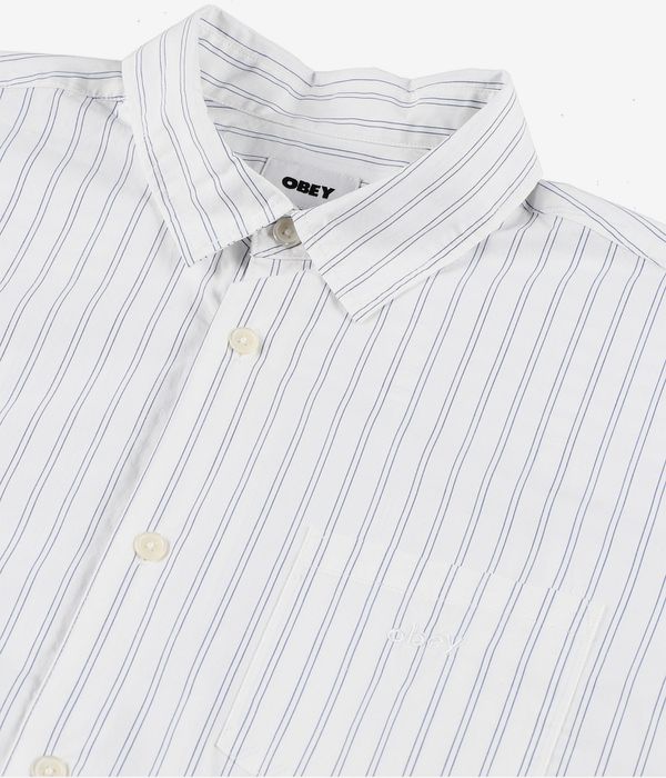 Obey Franklin Camicia (white multi)