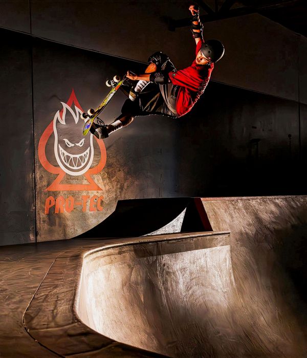 PRO-TEC x Spitfire Street Junior Protection-Set kids (black red)