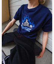 Thrasher x Neckface Who Cares T-Shirt (navy)