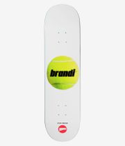 Hopps Brandi Tennis Ball 8.125" Planche de skateboard (white)