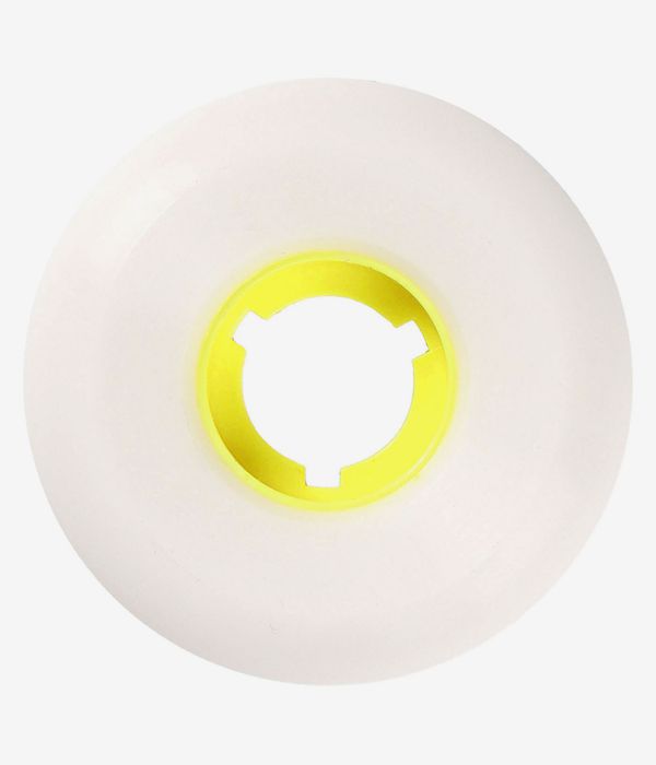 skatedeluxe Retro Conical Rouedas (white yellow) 51mm 100A Pack de 4