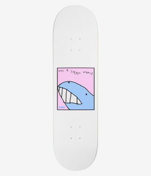 Enjoi Sperm Whale 8.5" Planche de skateboard (white)