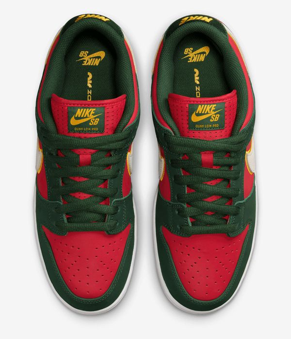 Nike SB Dunk Low Pro Premium Shoes (fir white university gold)