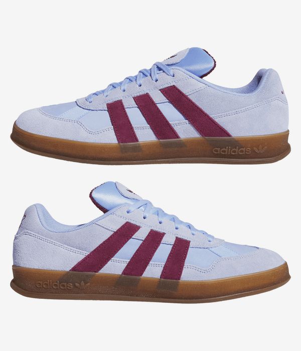 adidas Skateboarding Aloha Super Schuh (clear sky maroon gum)