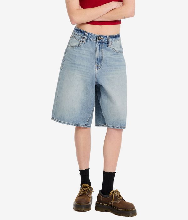 Volcom Beeggy Shorts women (dusty blue wash)