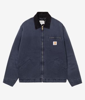 Carhartt WIP OG Detroit Organic Dearborn Jacke (dark navy black stone canvas)