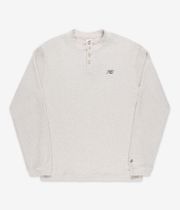 New Balance Numeric Waffle Knit Henley Longues Manches (heather grey)