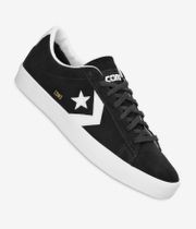 Converse CONS Pro Leather Vulcanized Shoes (black white white)