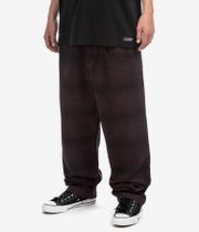 Vans Authentic Chino Loose Tapered Plaid Pantaloni (dark port black)