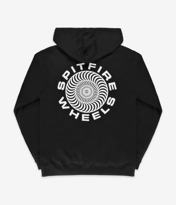 Spitfire Classic '87 Swirl sweat à capuche (black white)