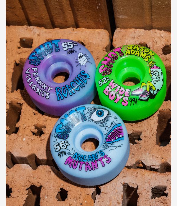 Snot Jason Adams Wide Boys Rollen (neon green) 52 mm 99A 4er Pack