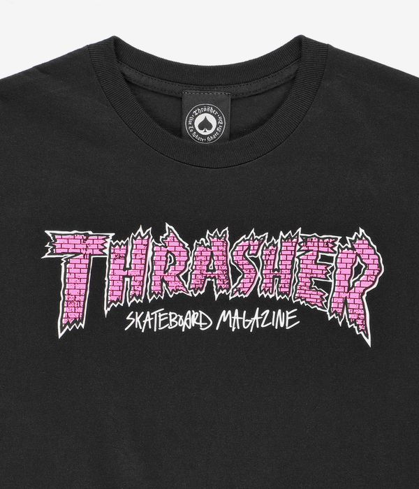 Thrasher Brick T-Shirty (black)