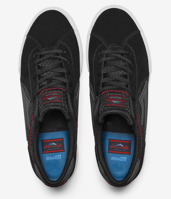 Lakai x Chocolate Flaco II Shoes (black red)