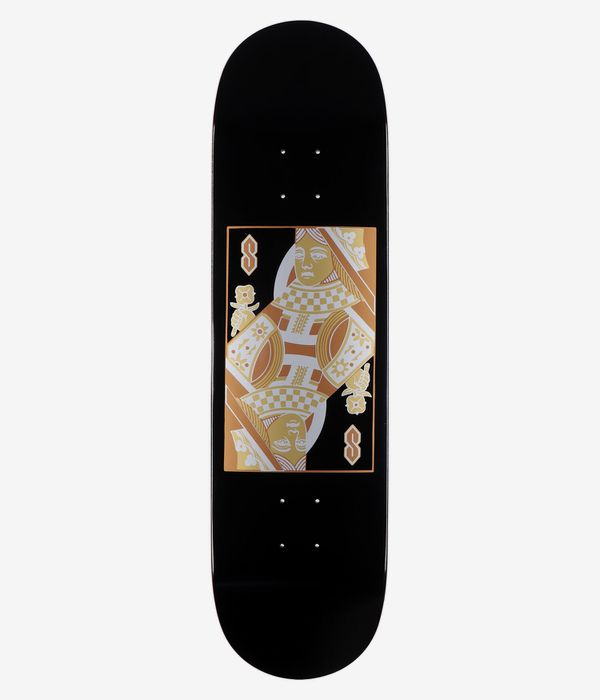 skatedeluxe Cards Twin Tail 8.375" Skateboard Deck (black)