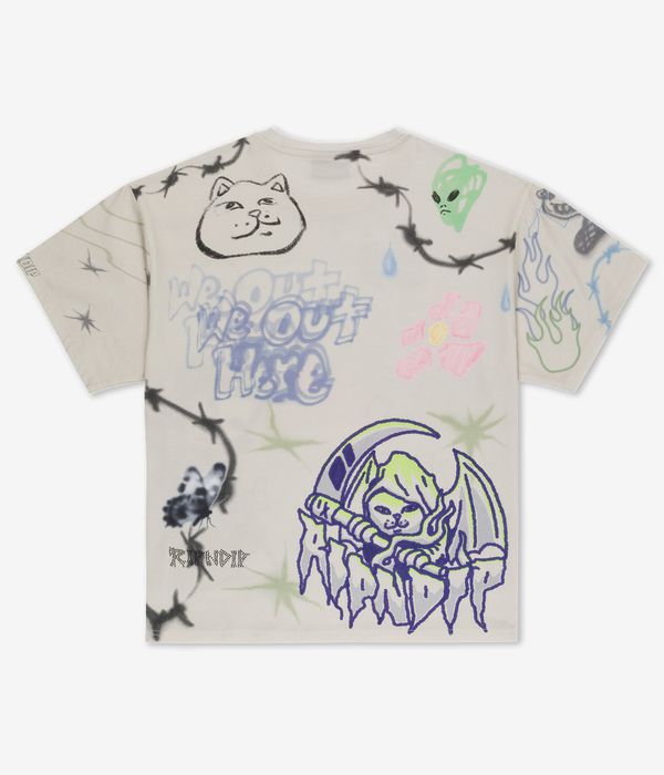 RIPNDIP Goosebumps T-Shirt (bone)