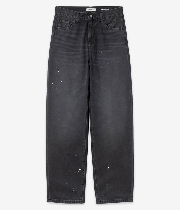 Carhartt WIP W' Arin Pant Organic Fairfield Jeans women (black destroy wash splatter)