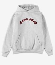 Cash Only Plaid Applique Logo Hoodie (ash)