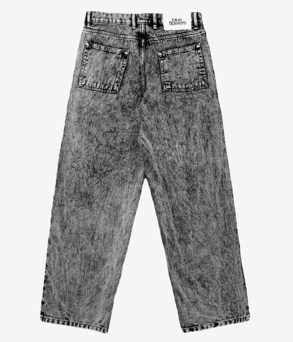 Blue Flowers Reworked Jeans (acid wash)