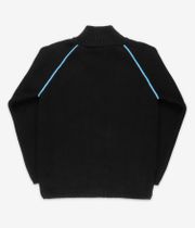 Öctagon Structura Zip Knitted Sweater (black)