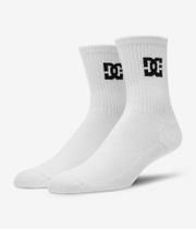 DC Crew Chaussettes US 8-11 (snow white) 3 Pack