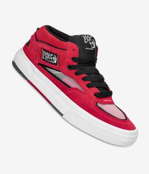 Vans Skate Half Cab Wafflecup Shoes (red black grey)