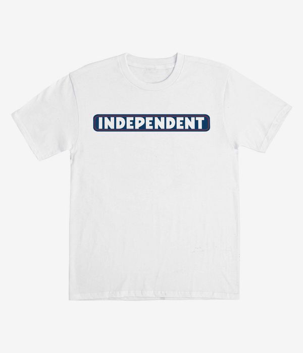 Independent Bar Logo Camiseta (white blue)