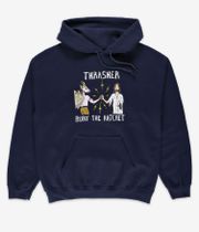 Thrasher x Toy Machine B.T.H. Hoodie (navy)