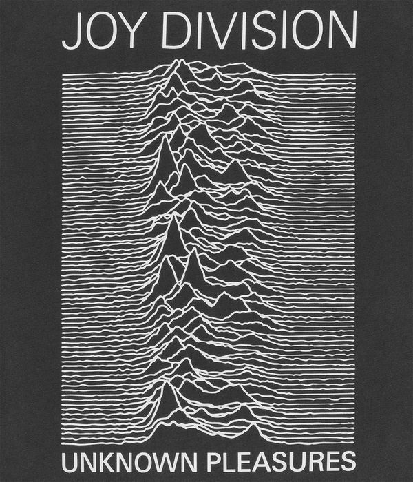 Amplified Joy Division Unknown Pleasure T-Shirt (charcoal)