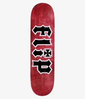 Flip HKD Stained 8" Skateboard Deck (red)