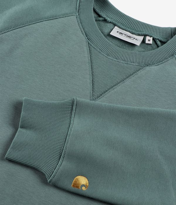 Carhartt WIP Chase Sweatshirt (silver pine gold)