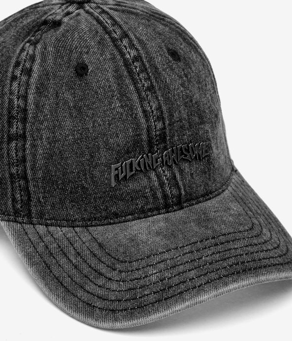 Fucking Awesome Metal Stamp Logo 6 Panel Cap (black)
