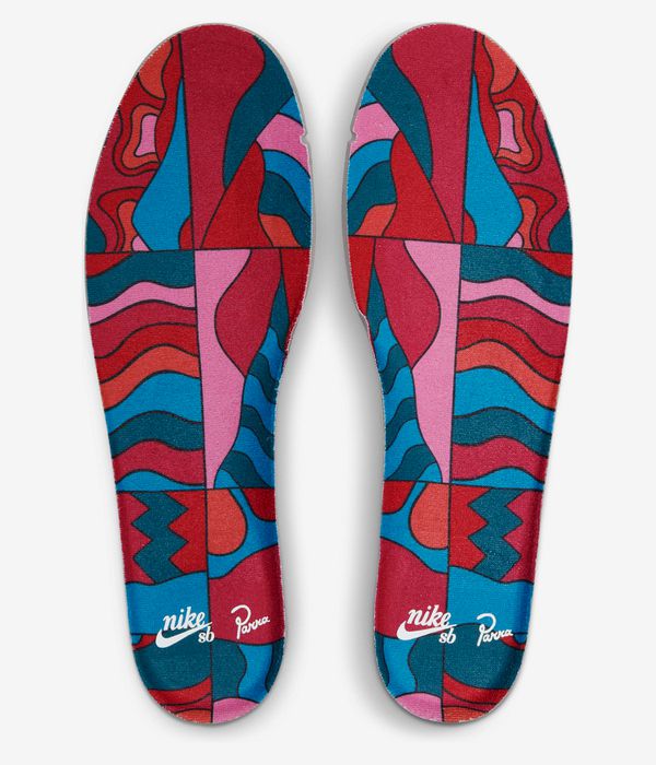 Nike SB x Parra Dunk Low Pro Chaussure (fireberry black)