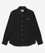 Carhartt WIP Madison Fine Cord Hemd (black wax)