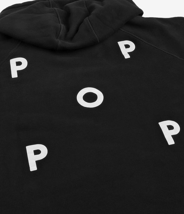 Pop Trading Company Logo Bluzy z Kapturem (black)
