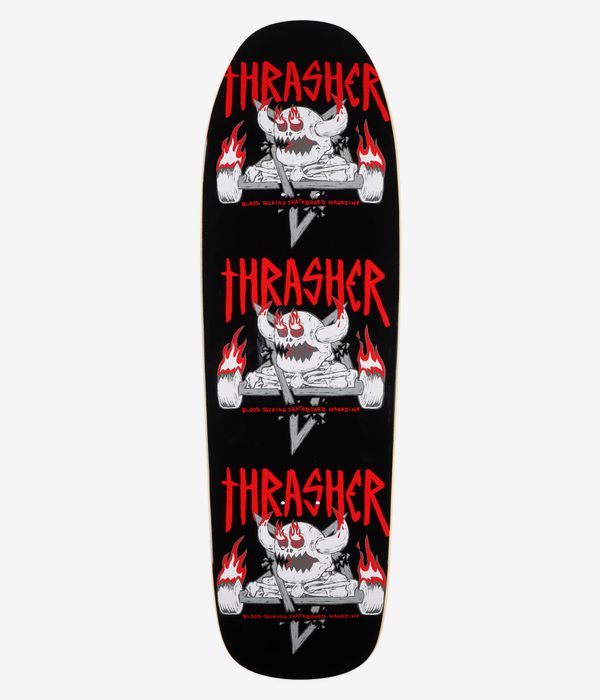 Toy Machine x Thrasher Monster-Gram Shaped 9.5" Skateboard Deck (multi)