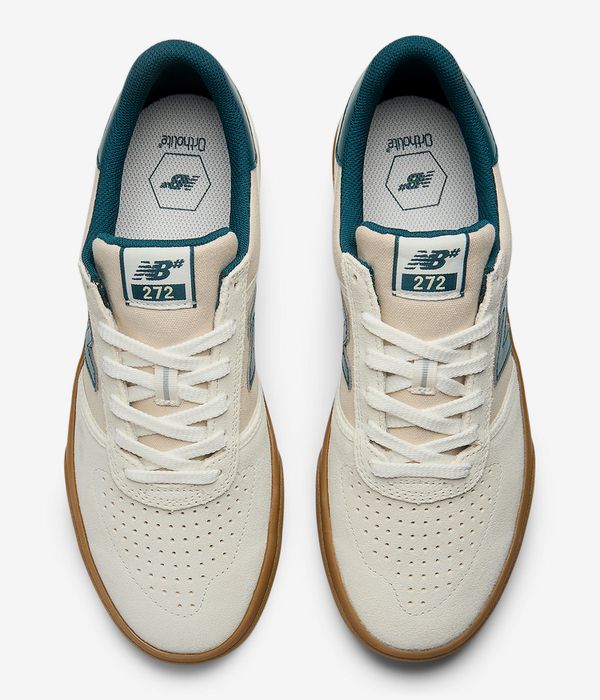 New Balance Numeric 272 Shoes (white green)