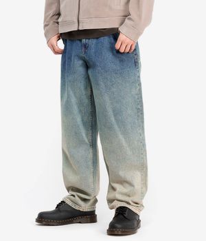 Dime Classic Baggy Denim Vaqueros (dipped sandblasted indigo)