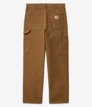 Carhartt WIP Single Knee Pant Organic Dearborn Pantaloni (deep h brown aged canvas)