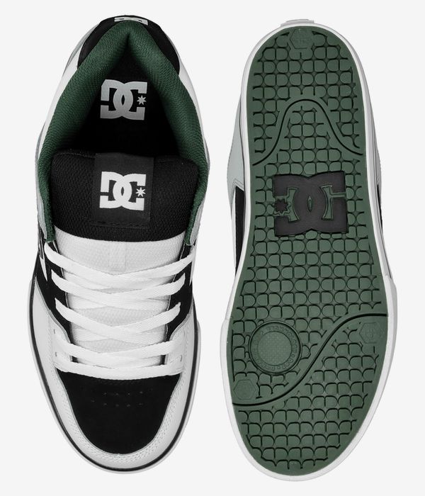 DC Pure Shoes (white black green)