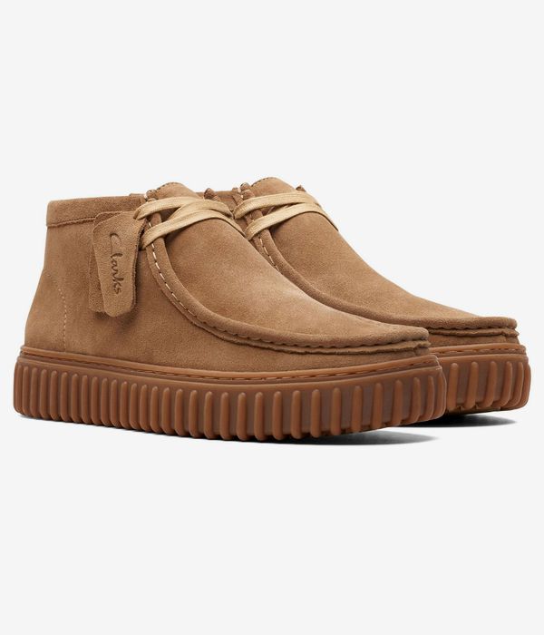 Clarks Originals Torhill Hi Shoes (dark sand suede)