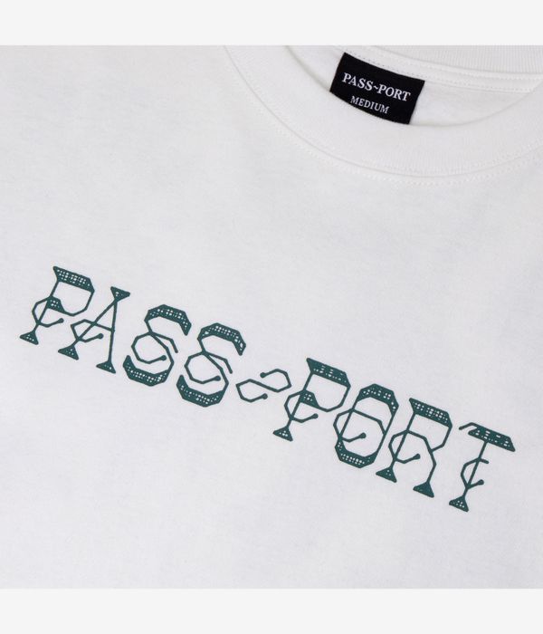 Passport Needlework T-Shirt (white)