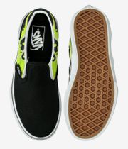 Vans Classic Slip-On Shoes kids (slime flame black true white)