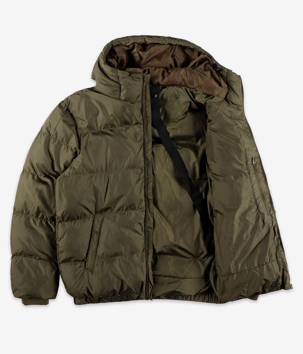 Poetic Collective Hooded Puffer Jacket (olive)