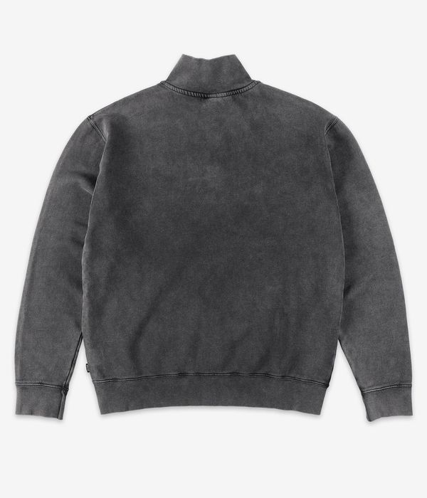 Antix Simplex Half Zip Organic Sweatshirt (washed black)