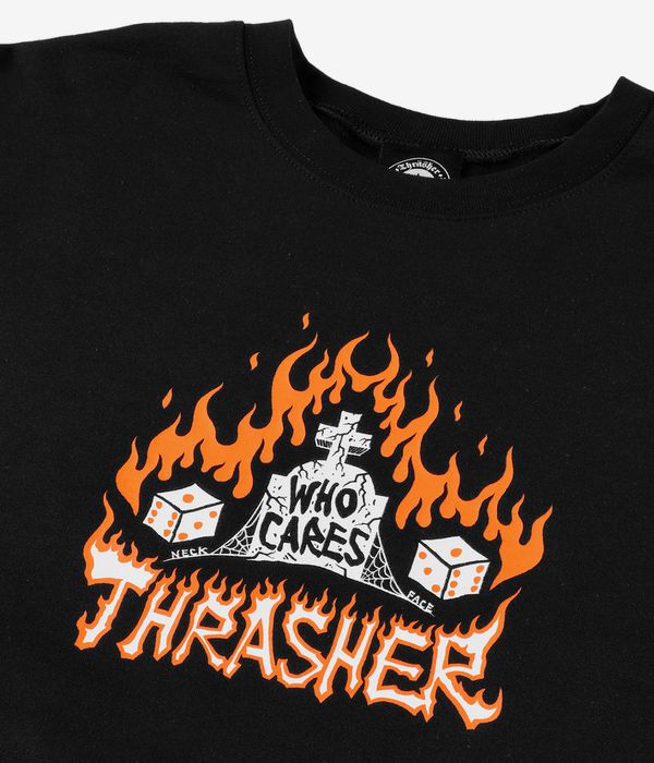 Thrasher x Neckface Who Cares Sweatshirt (black)